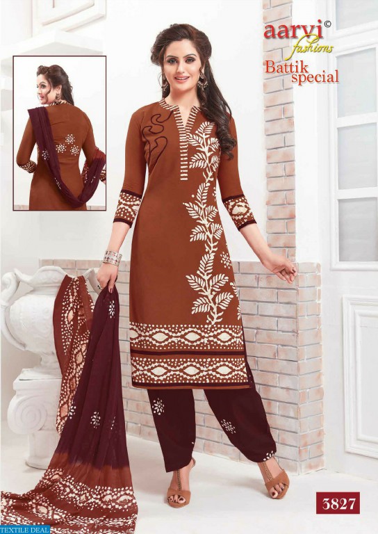 aarvi batik special Vol-6 Wholesale Dress material