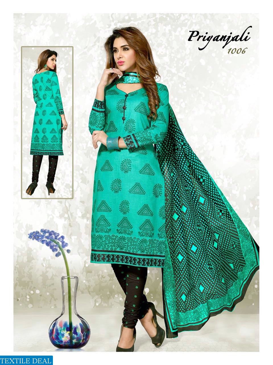 meenaxi priyanjali vol-3 Wholesale Dress material market