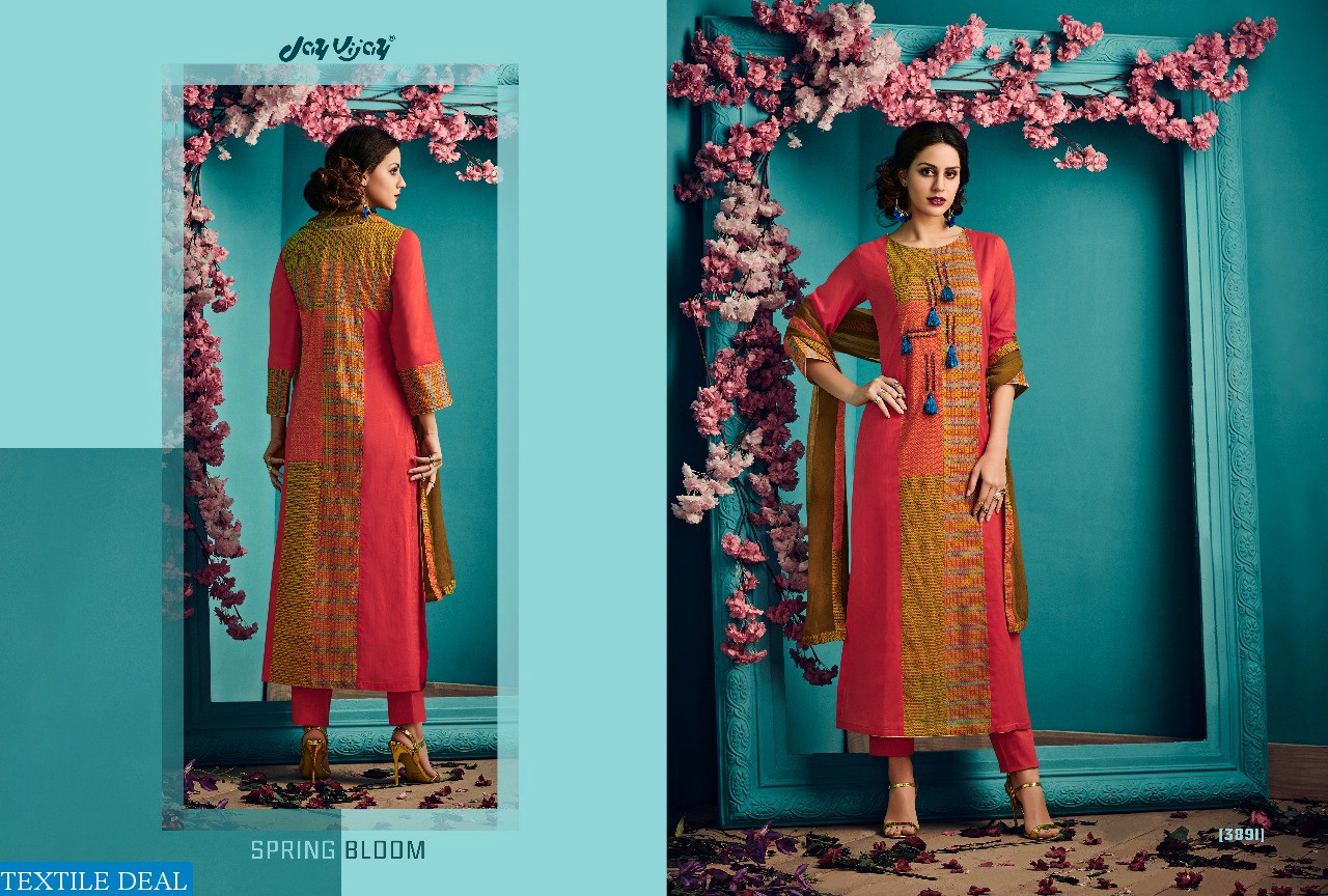 Jay Vijay Fashion Telas Wholesale Casual Salwar suits