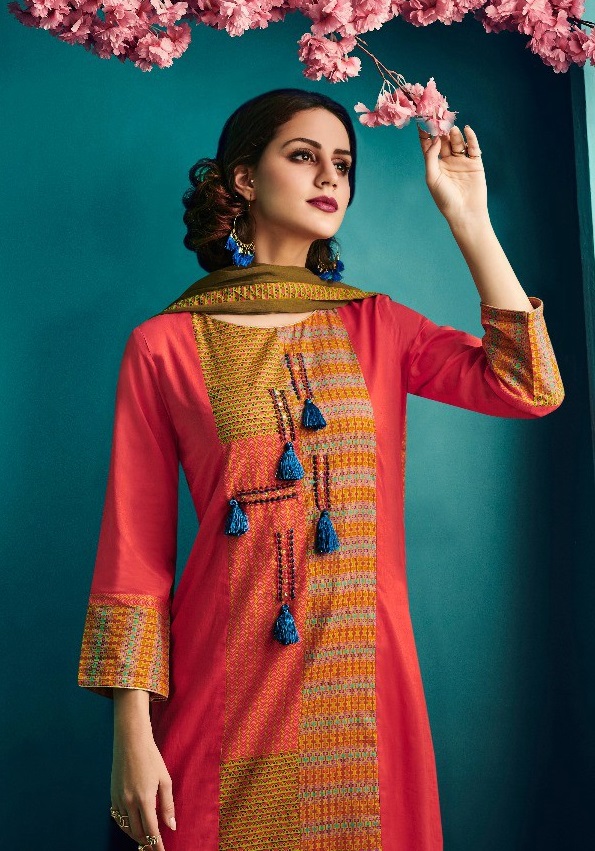 Jay Vijay Fashion Telas Wholesale Casual Salwar suits