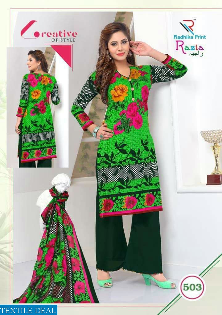 Radhika Razia karachi cotton Wholesale printed material