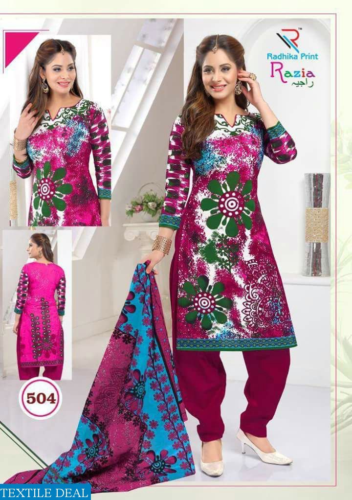 Radhika Razia karachi cotton Wholesale printed material