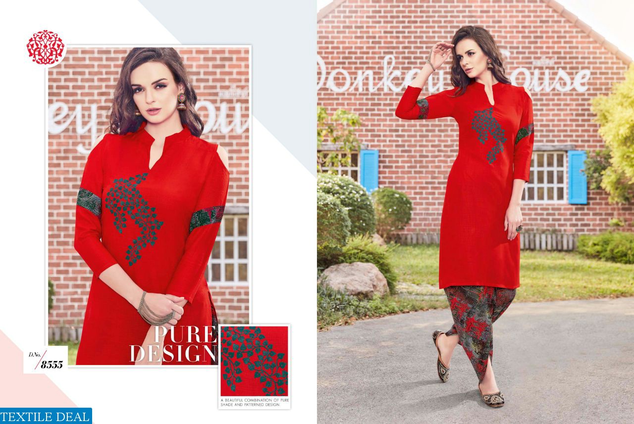 Summer Shorty Wholesale with plazzo Set kurtis