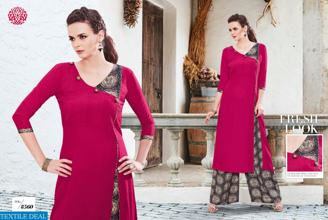 Summer Shorty Wholesale with plazzo Set kurtis