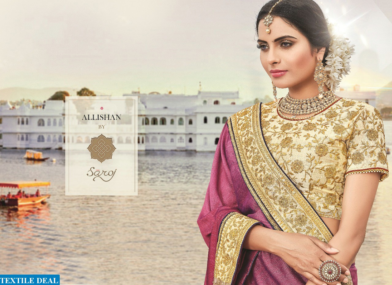 Saroj allishan Wholesale Function special indian Saree