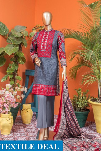 Hz Textile Premium Festive Embroidered Collection 2018