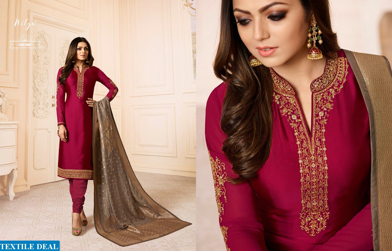 LT nitya suits 120 Wholesale Straight long Salwar suits