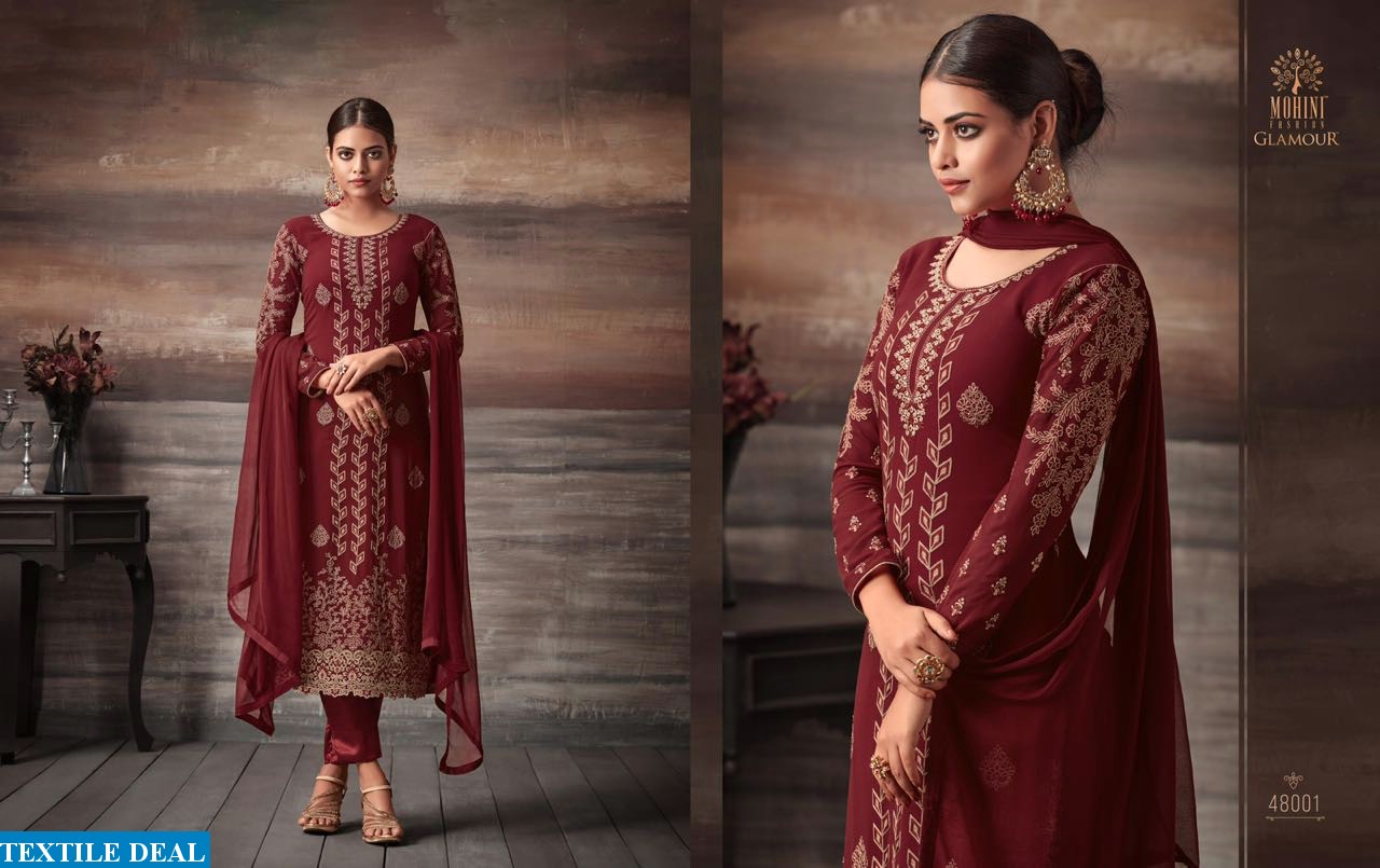 mohini glamour vol-48 Wholesale party-wear Straight dresses