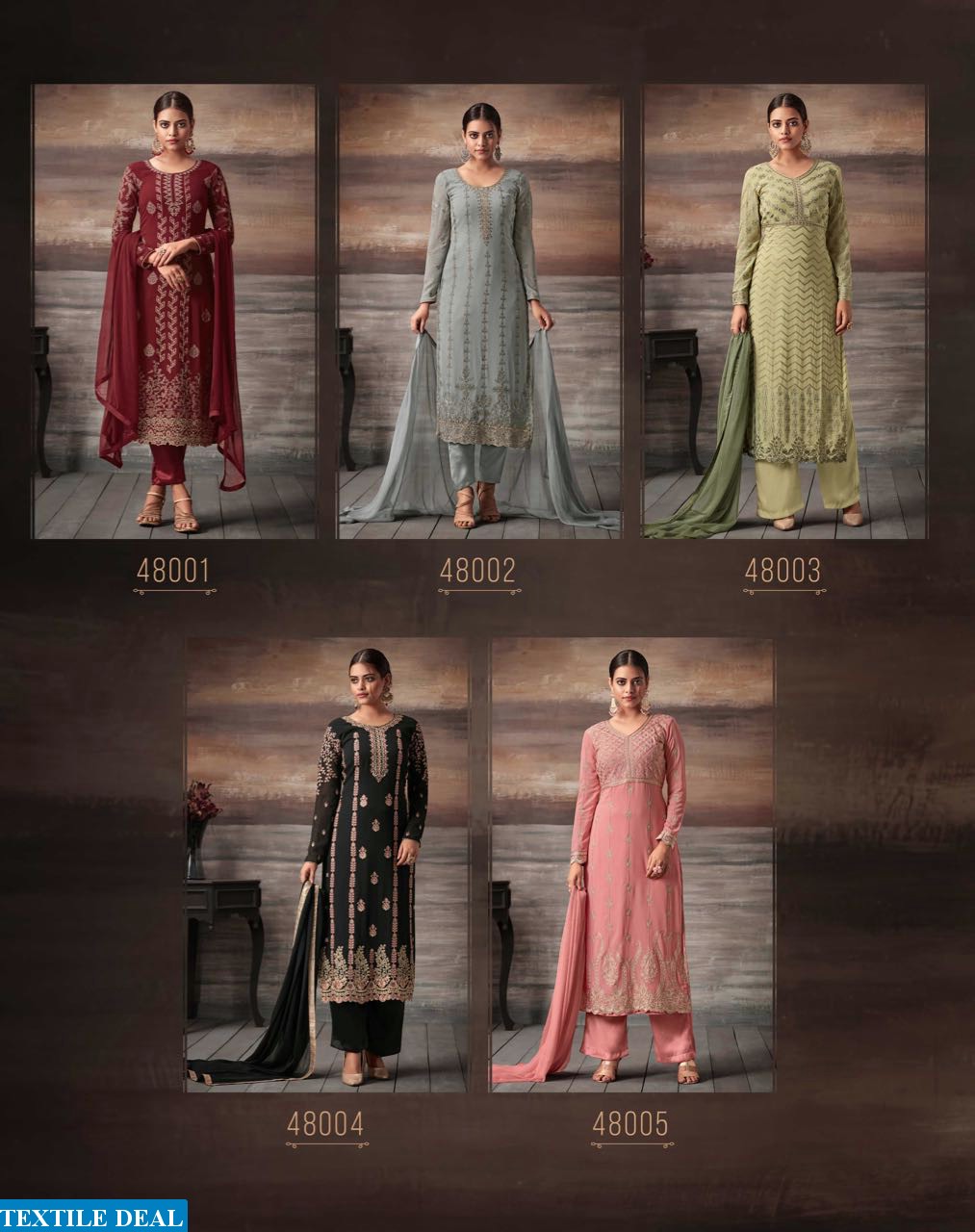 mohini glamour vol-48 Wholesale party-wear Straight dresses