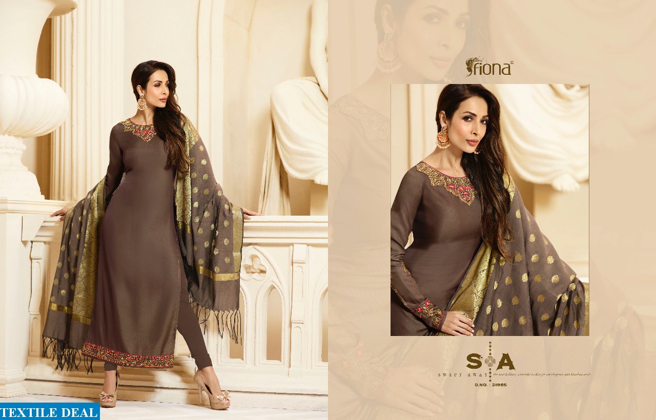 Fiona malaika banaras Wholesale Straight long indian Salwar suits