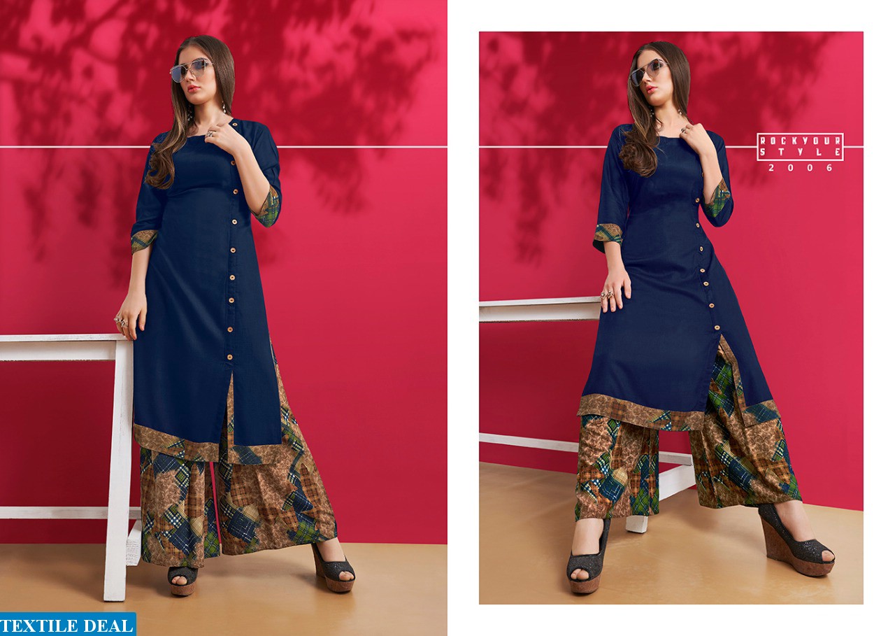 s more Baleno vol-2 Wholesale ready made top n plazzo