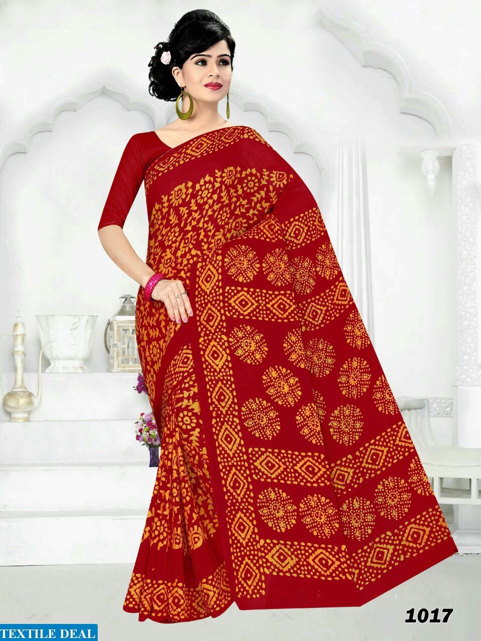 AP hastkala cotton Saree With blouse Wholesale Sarees