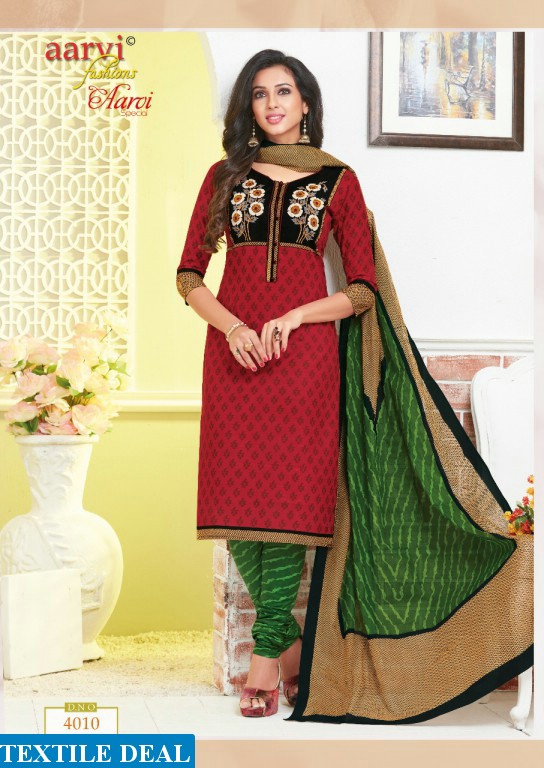 aarvi special vol-9 Wholesale printed Dress material