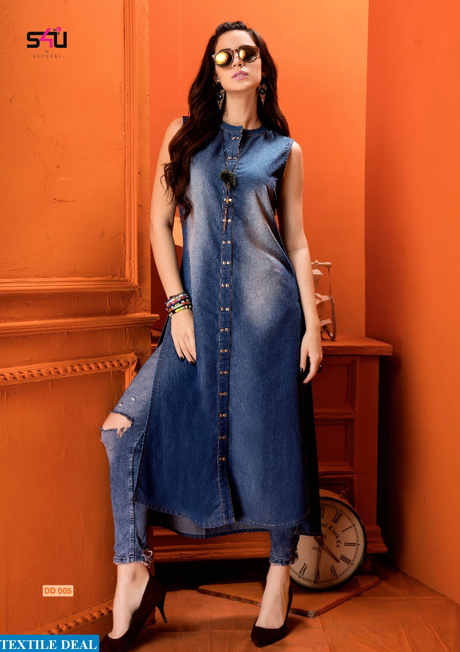 S4U denim Dairies vol 2 Wholesale ready made kurtis