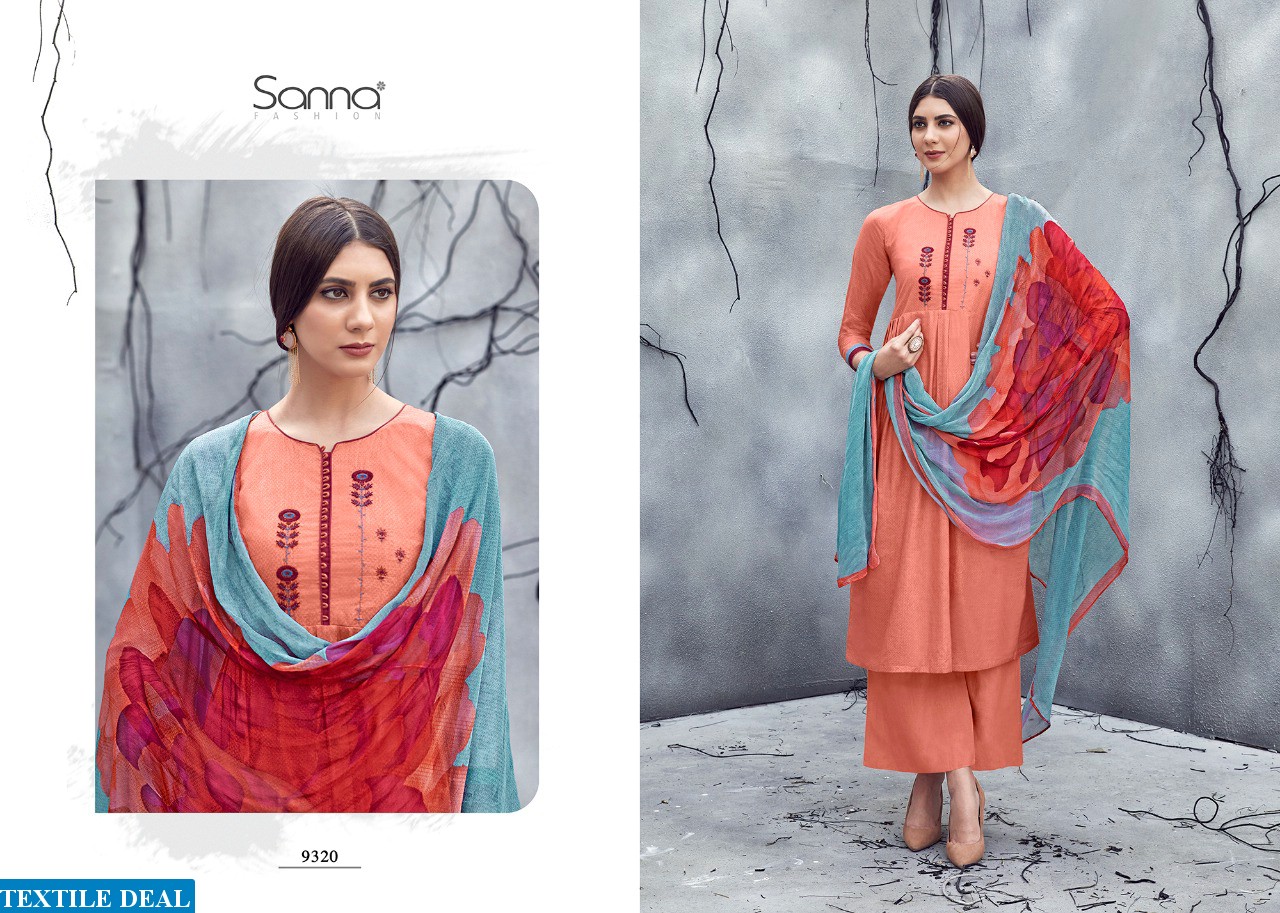 Sanna majestic Wholesale Cotton dress material