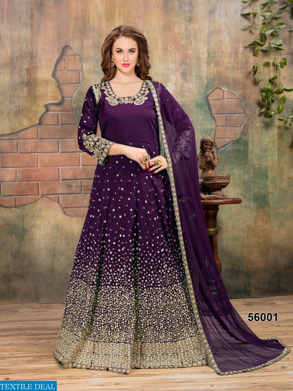 Twisha aanaya 56000 Series Wholesale Tapeta silk gowns