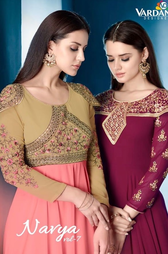 Vardan navya vol-7 Wholesale designer ready made Gowns