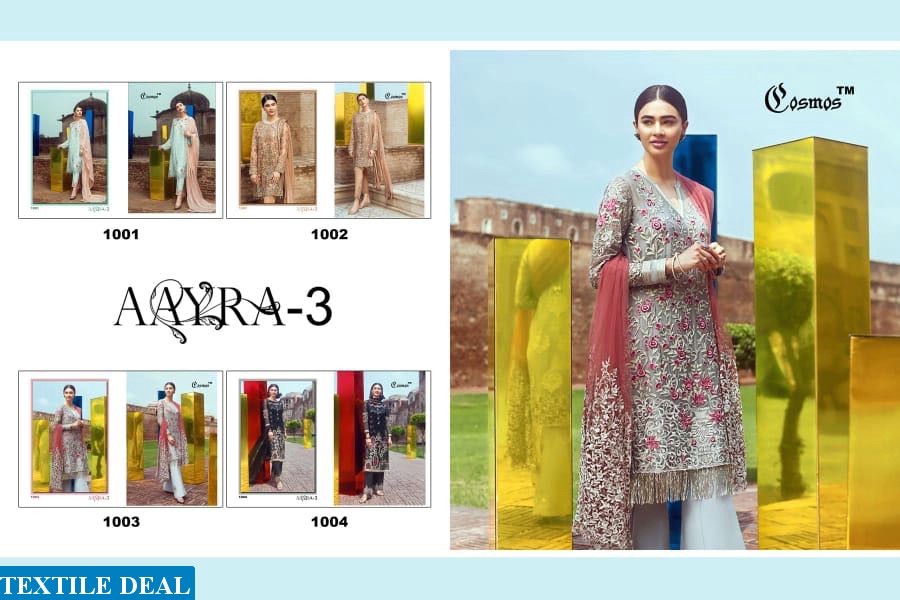 Cosmos aarya vol-3 Wholesale pakistani concept Suits