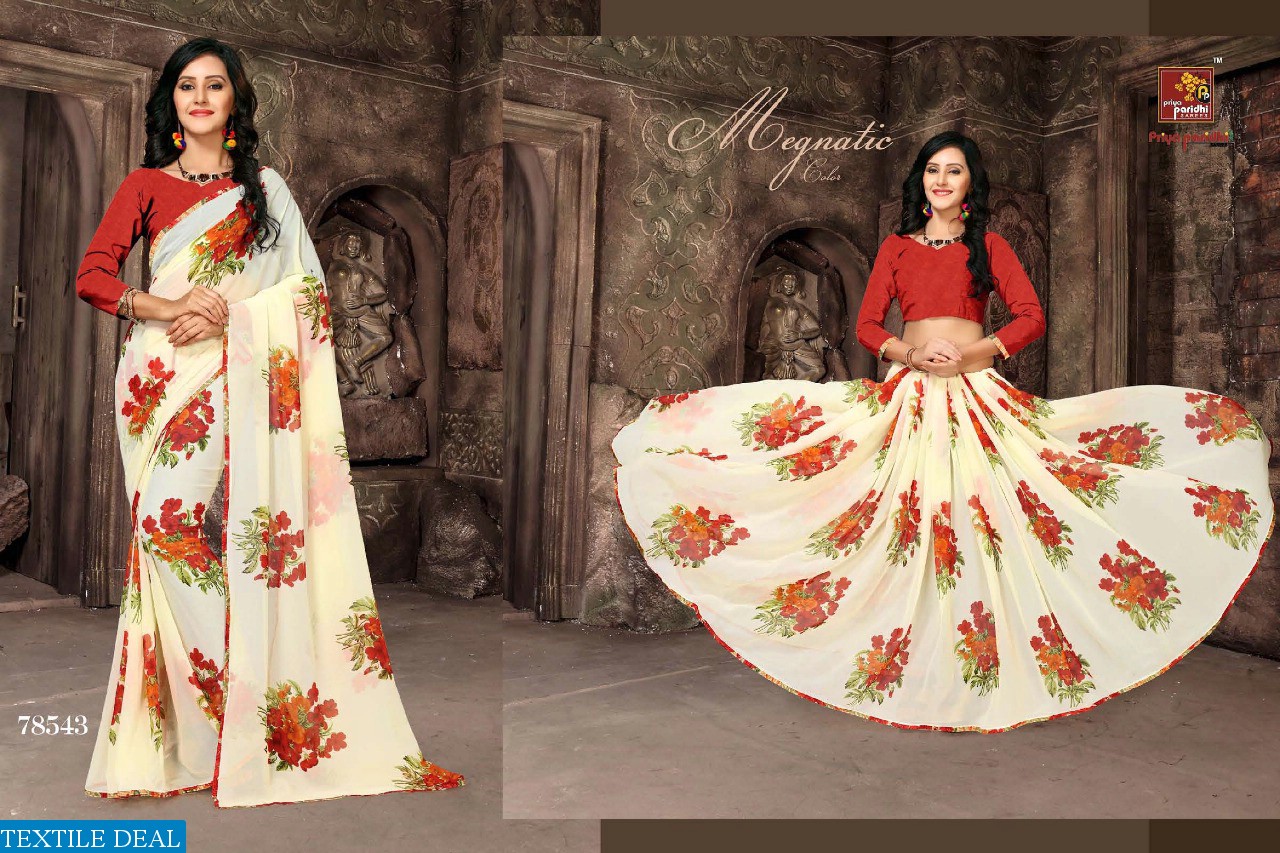 priya paridhi milky vol-16 Wholesale printed Sarees