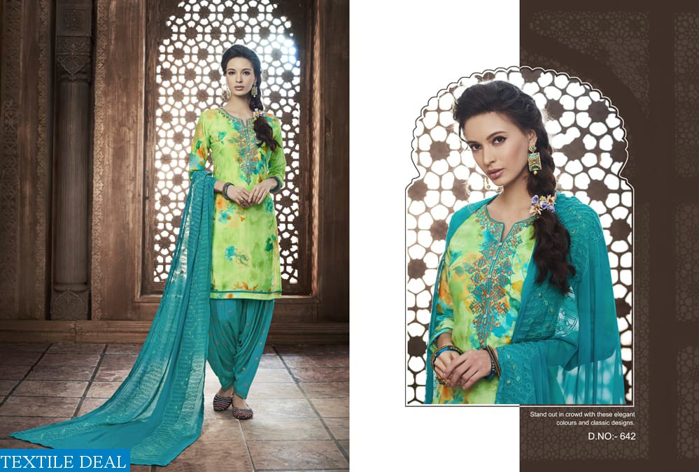 kajree saptrang by patiala vol-2 Wholesale ready made indian Dresses