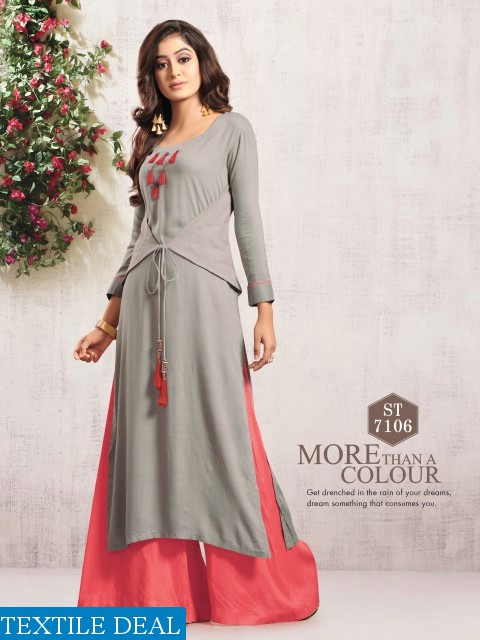 Shreenath tex fab 7101 Series Wholesale long Gown concept Kurtis