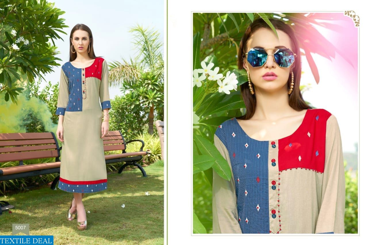 poonam nitara vol-3 Wholesale ready made long kurtis