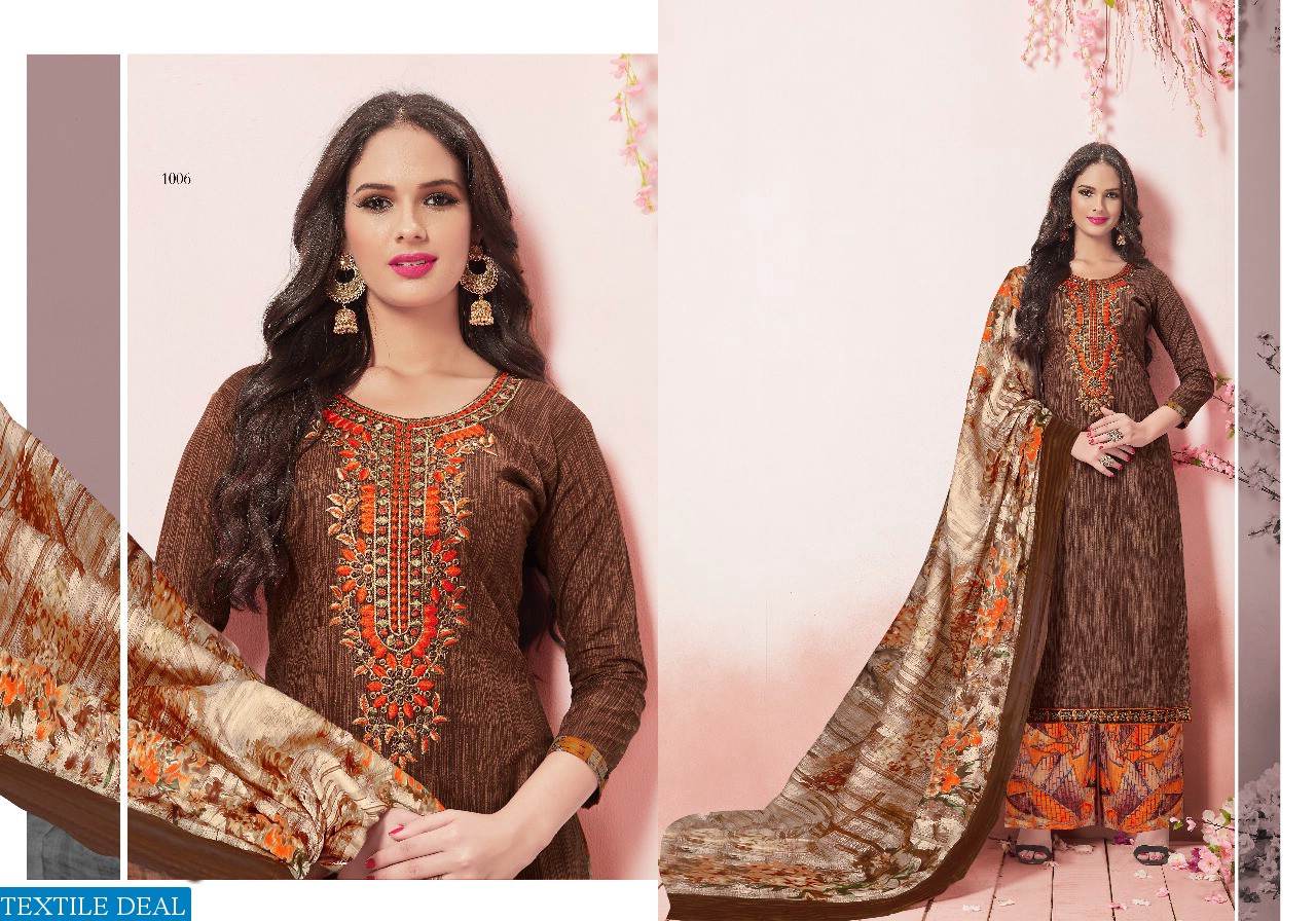 Flora Wholesale cambric cotton dress material