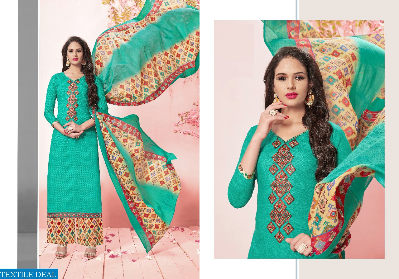 Flora Wholesale cambric cotton dress material