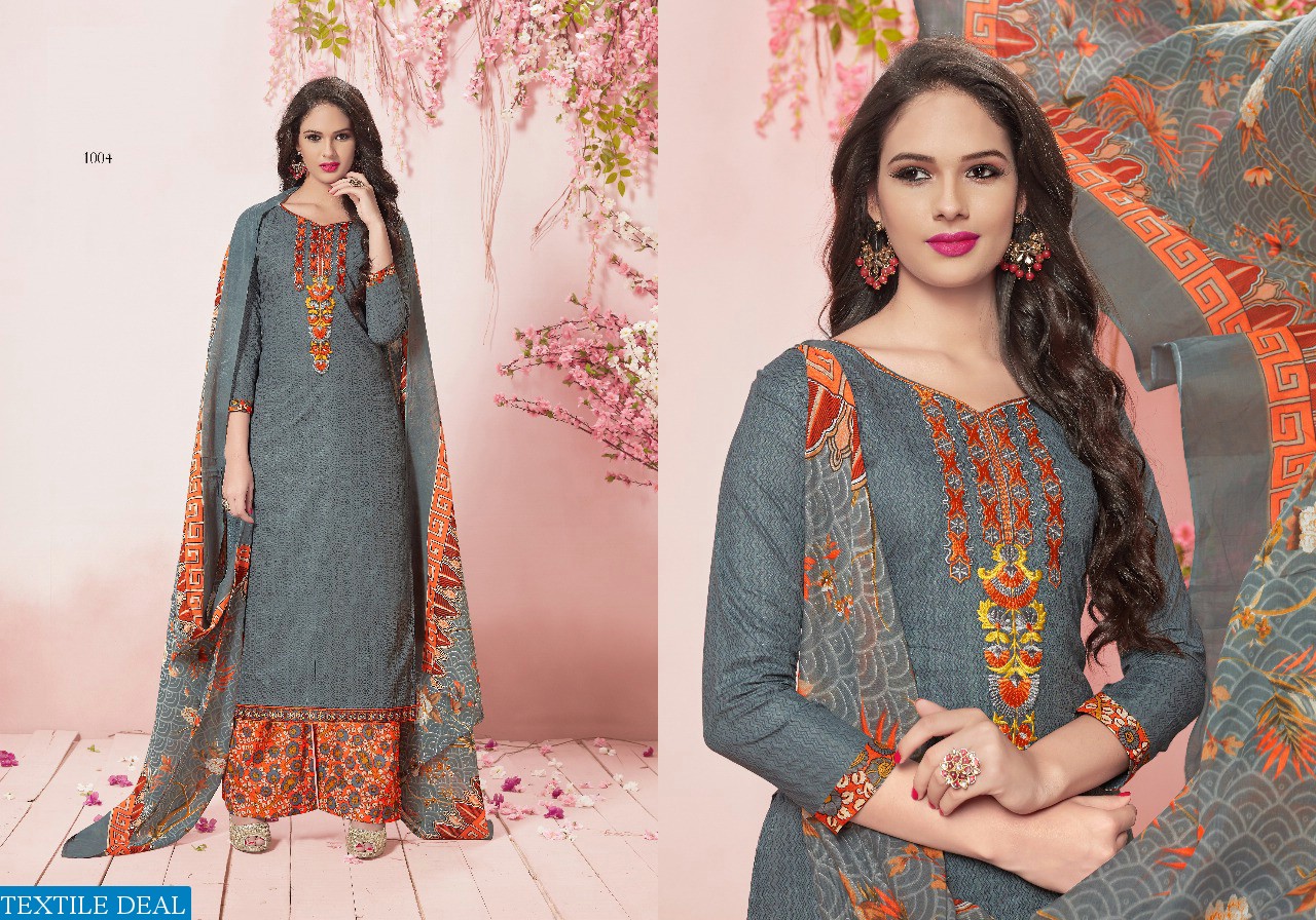 Flora Wholesale cambric cotton dress material