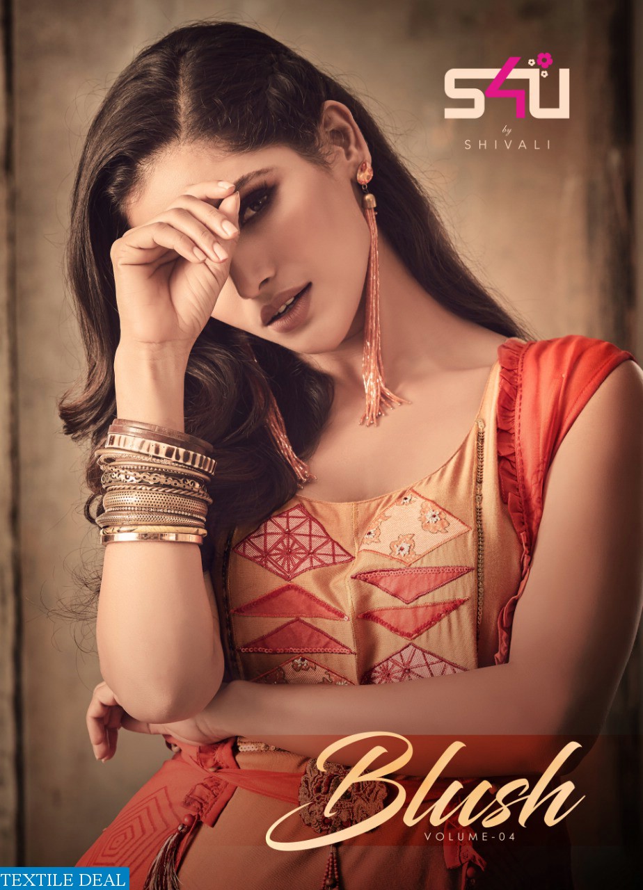 S4U blush vol-4 Wholesale Ready made Western heavy Gowns