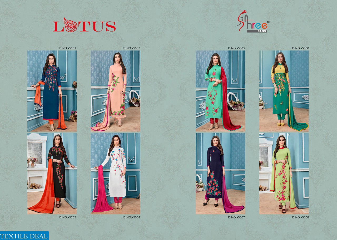 shree fab lotus Wholesale Chudidar on offer Dresses