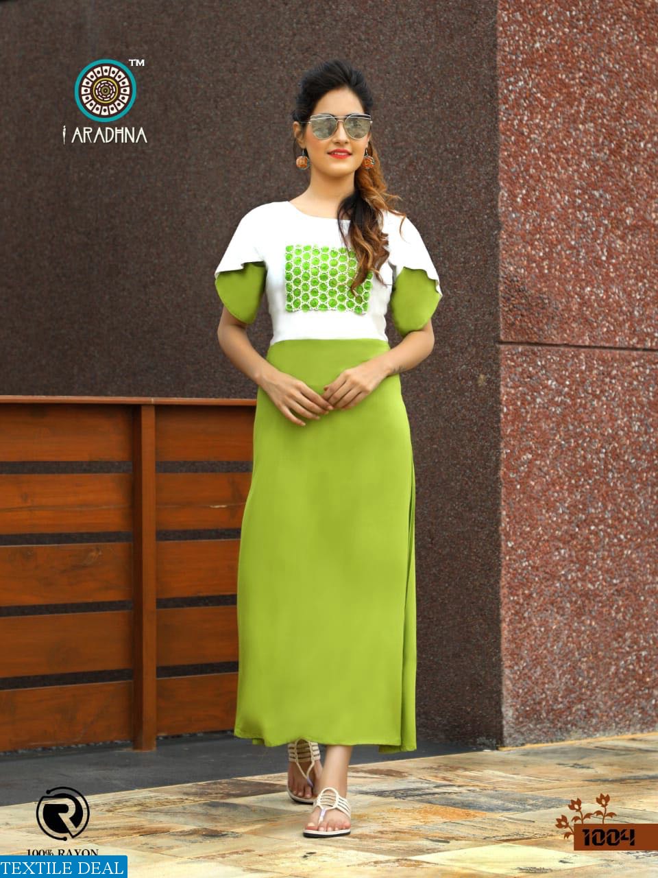 aaradhna crystal crush Wholesale ready made long kurtis