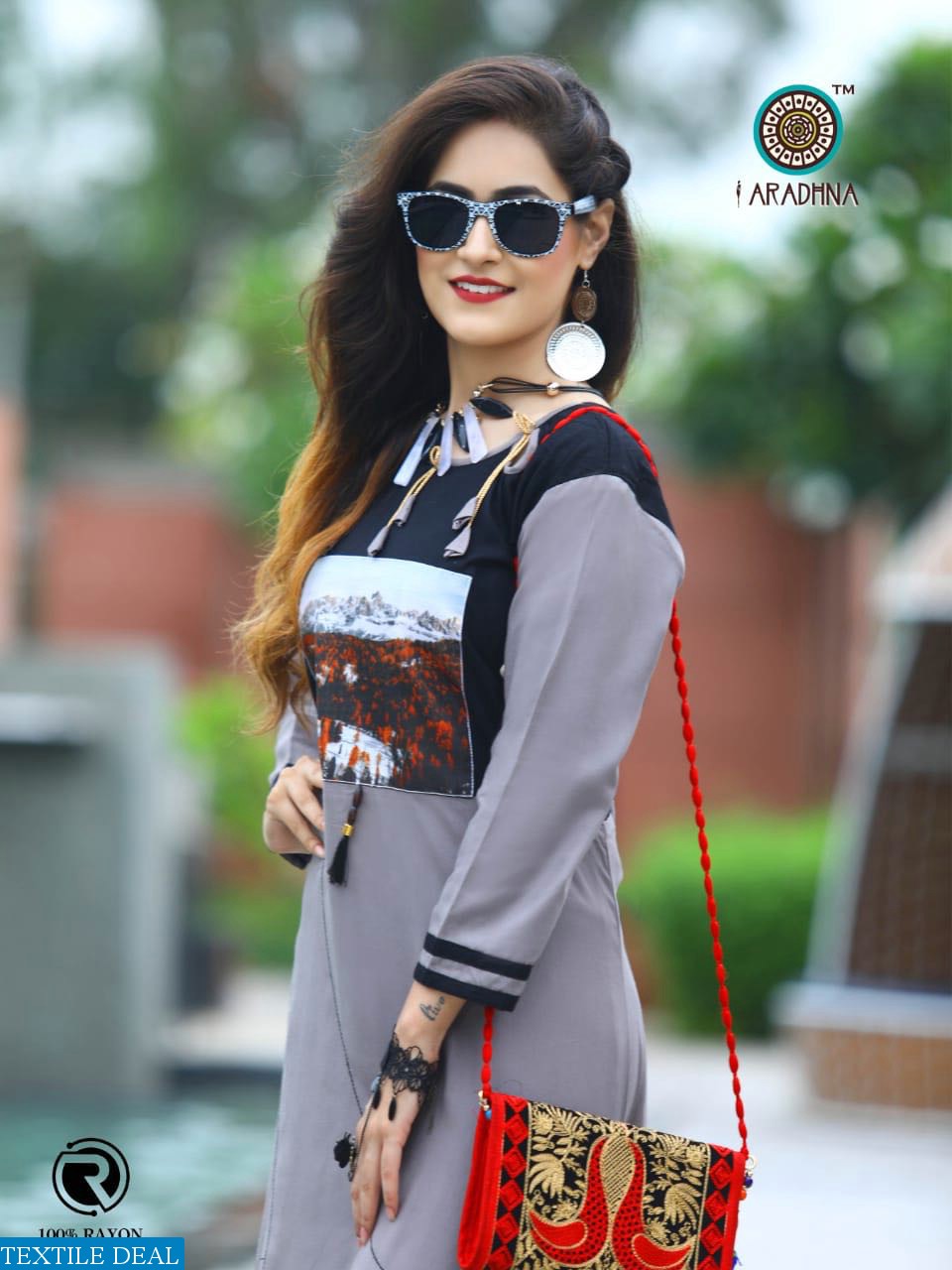 aaradhna crystal crush Wholesale ready made long kurtis