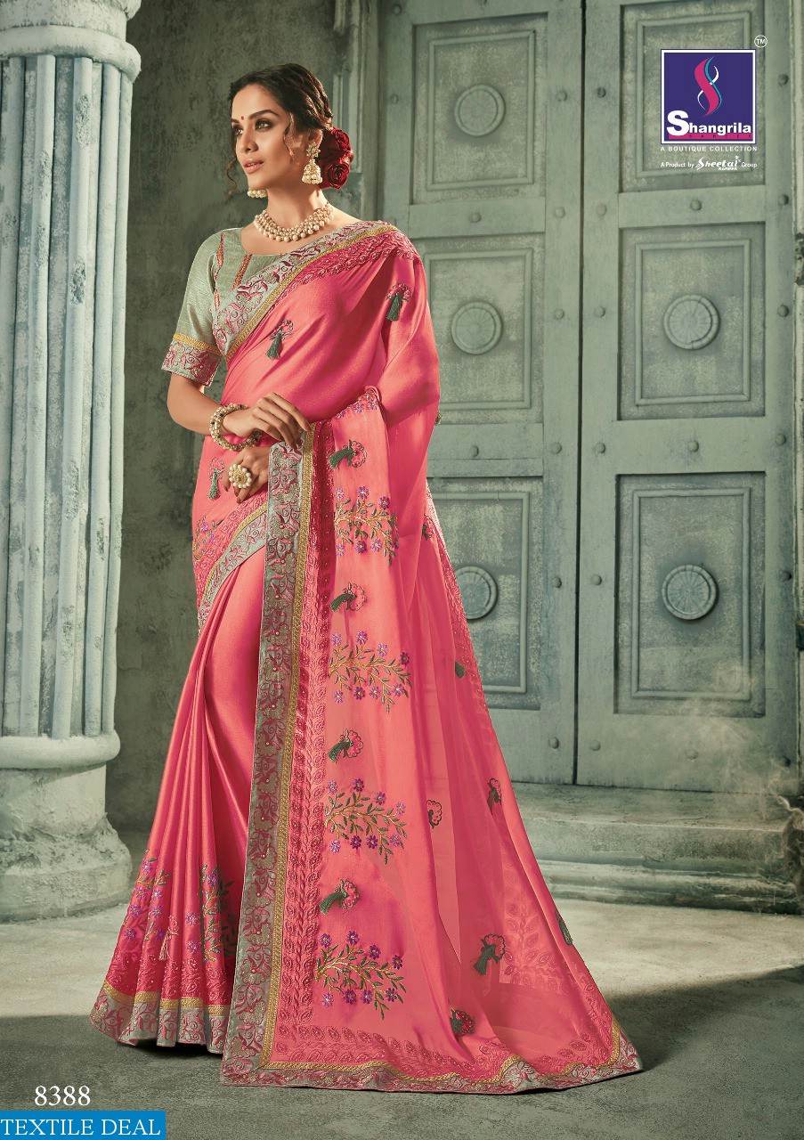 Shangrila Ghungat Wholesale party-wear Ethnic Sarees