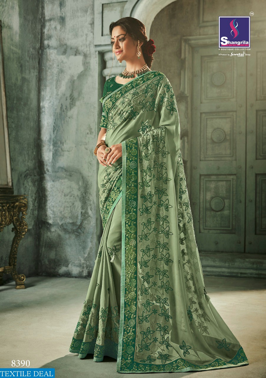 Shangrila Ghungat Wholesale party-wear Ethnic Sarees