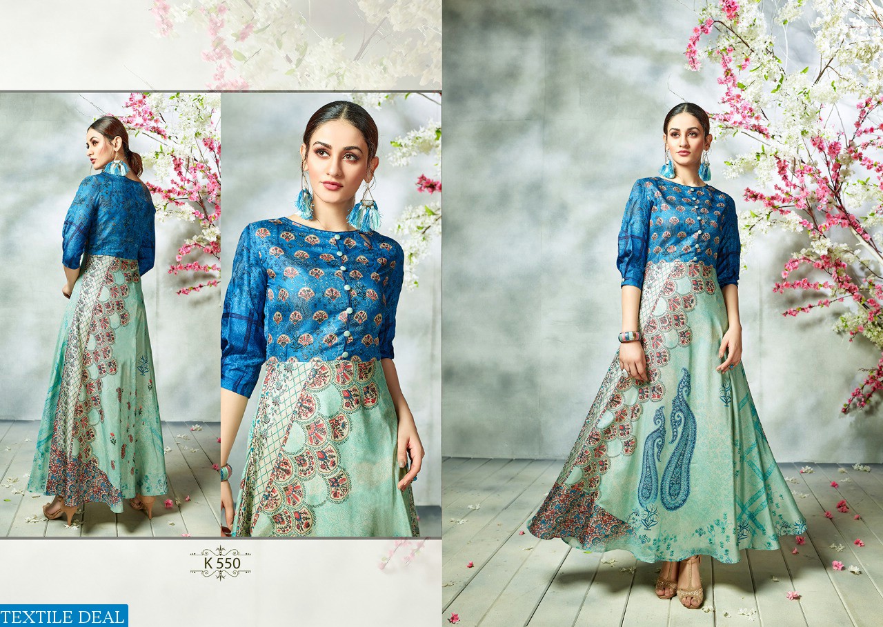 Eternal Silk mode vol-2 Wholesale Ready made Digital printed Gowns