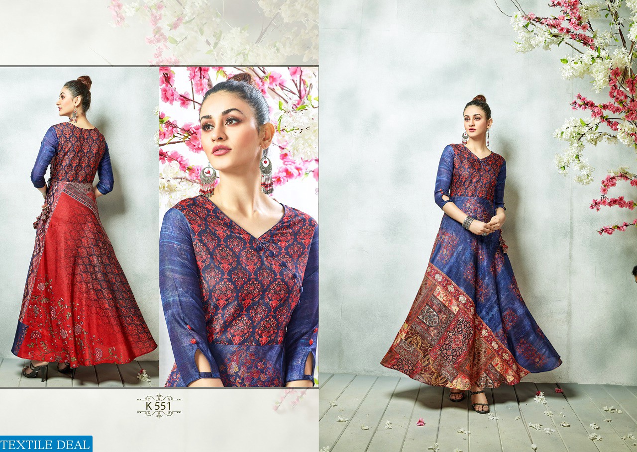 Eternal Silk mode vol-2 Wholesale Ready made Digital printed Gowns