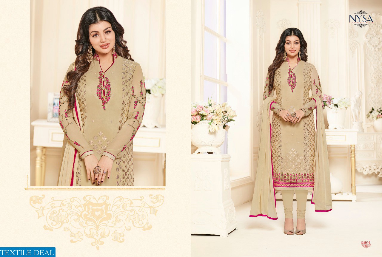 nysa Diamond brasso collection vol-13 Wholesale ethnic Salwar kameez