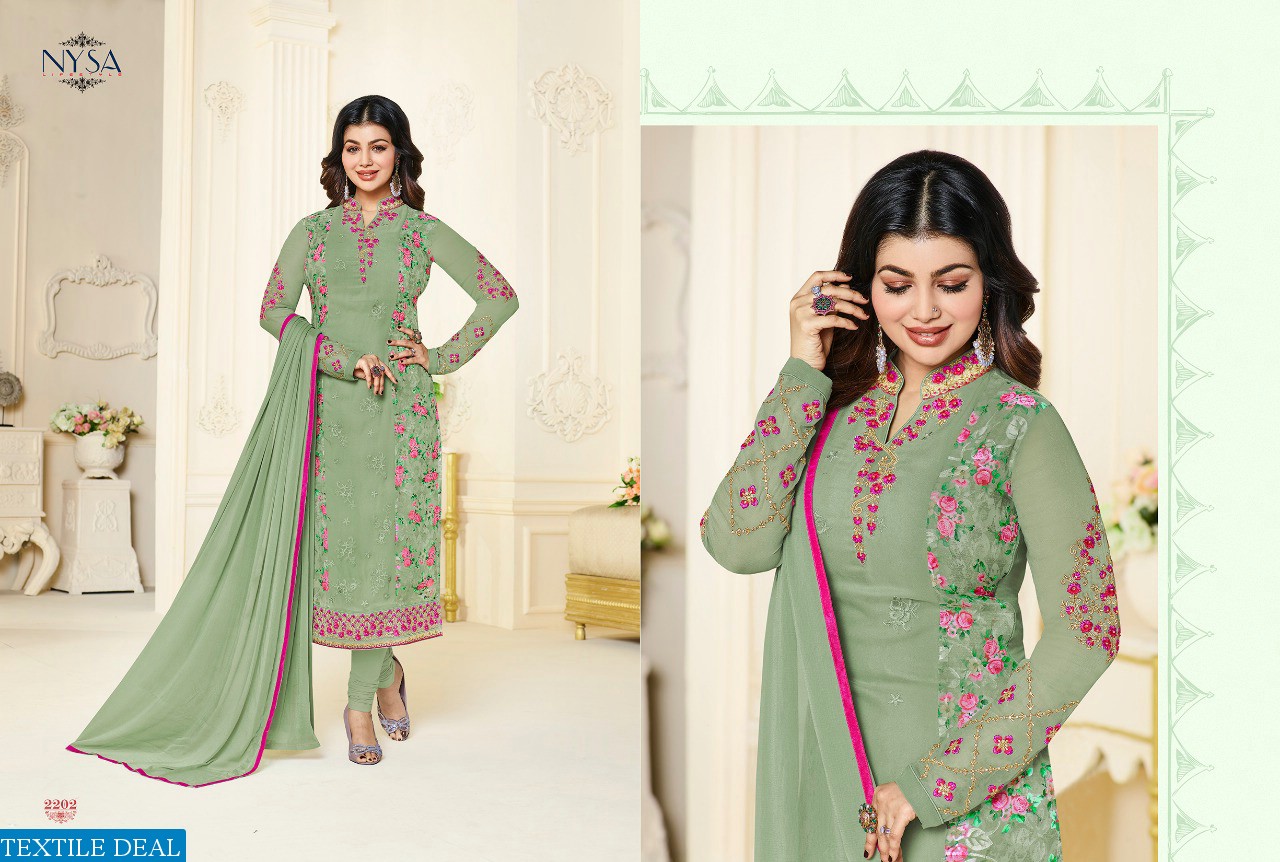 nysa Diamond brasso collection vol-13 Wholesale ethnic Salwar kameez
