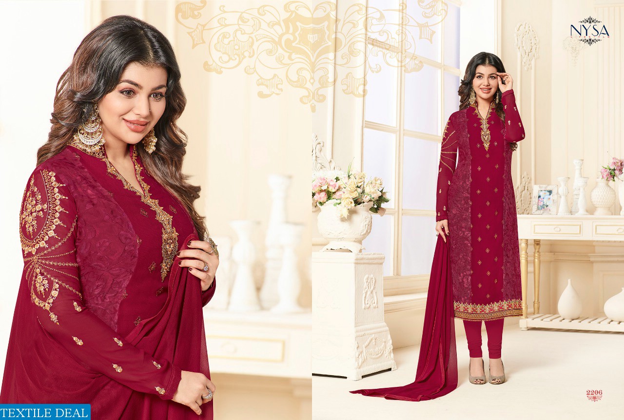 nysa Diamond brasso collection vol-13 Wholesale ethnic Salwar kameez