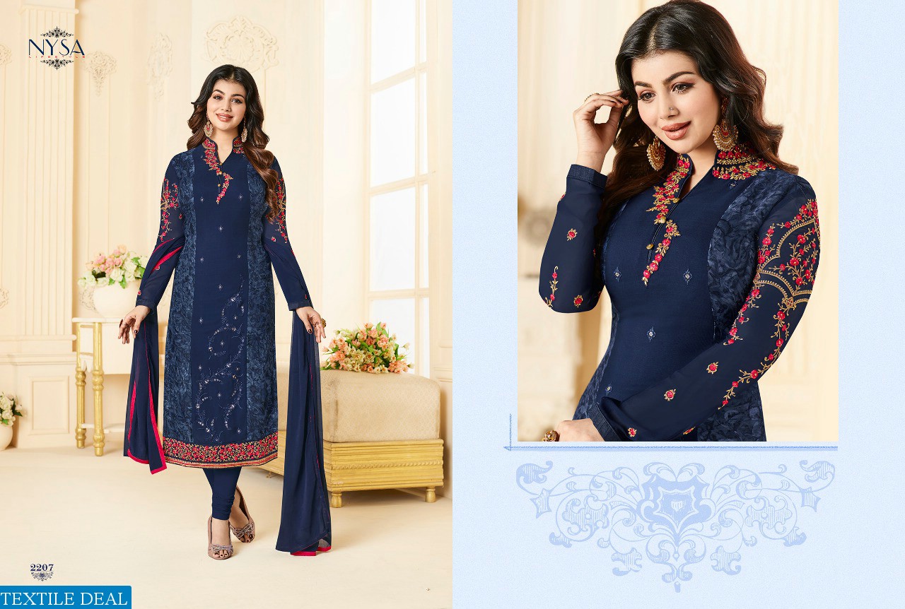 nysa Diamond brasso collection vol-13 Wholesale ethnic Salwar kameez