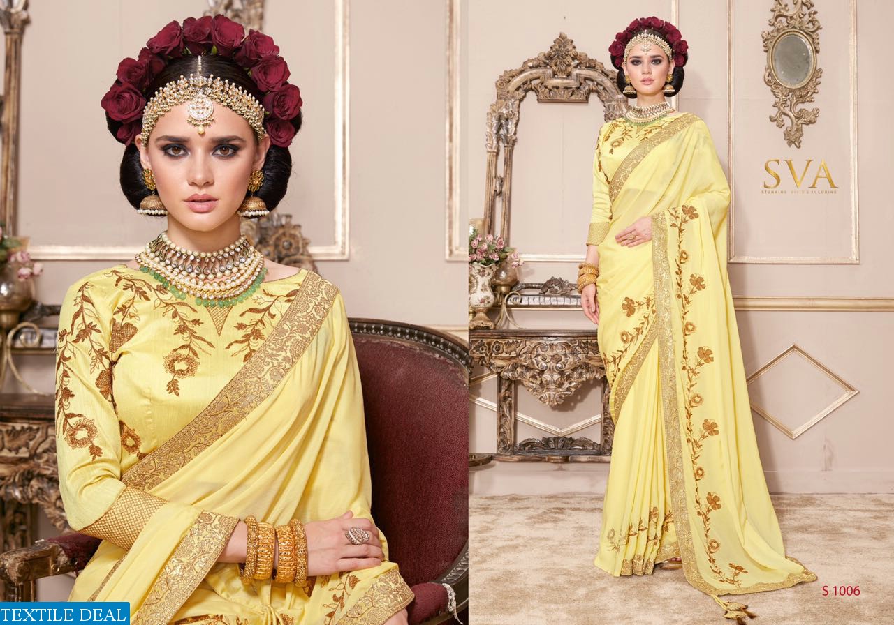 SVA noor Wholesale festive Ethnic Sarees