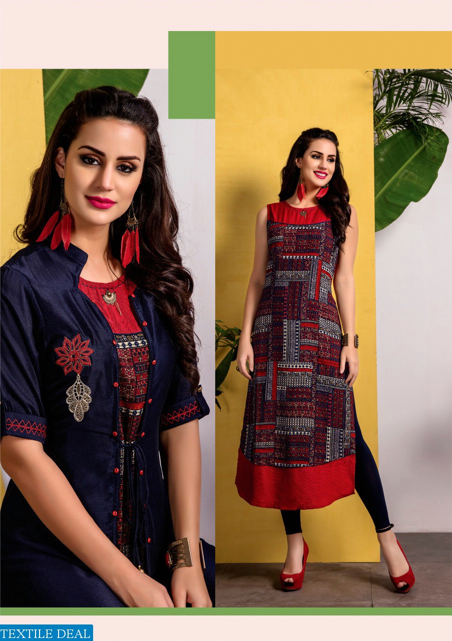 S4U Hello jacket vol-2 Wholesale Ready made Tunics
