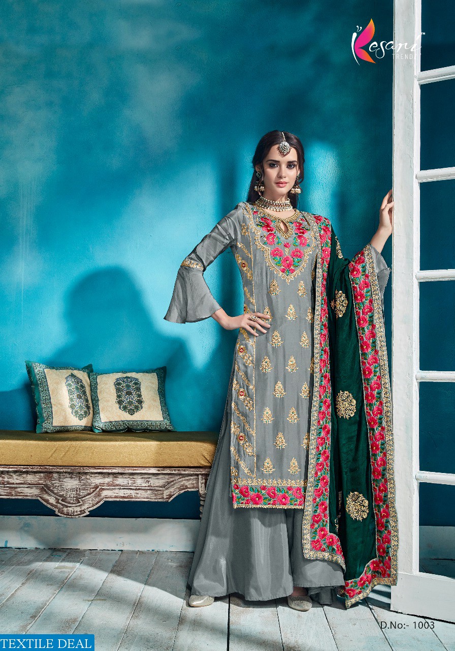 Kesari opada vol-2 Wholesale Embroidered Dresses