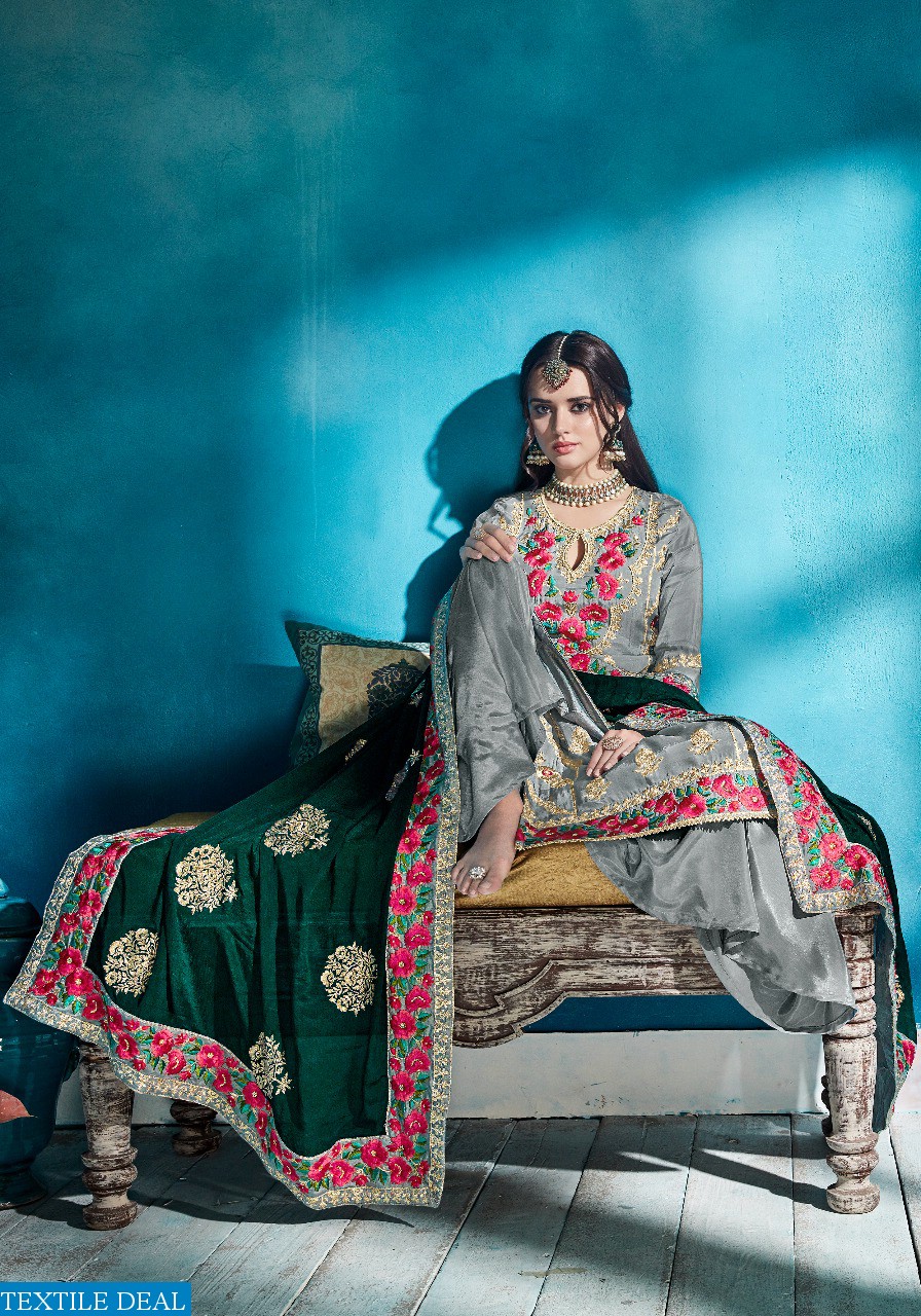 Kesari opada vol-2 Wholesale Embroidered Dresses