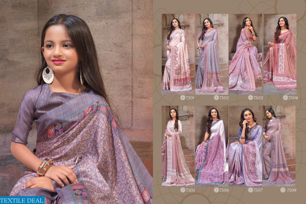 Apple baby collection Wholesale Ethnic kids and ladies Sarees Special Winter