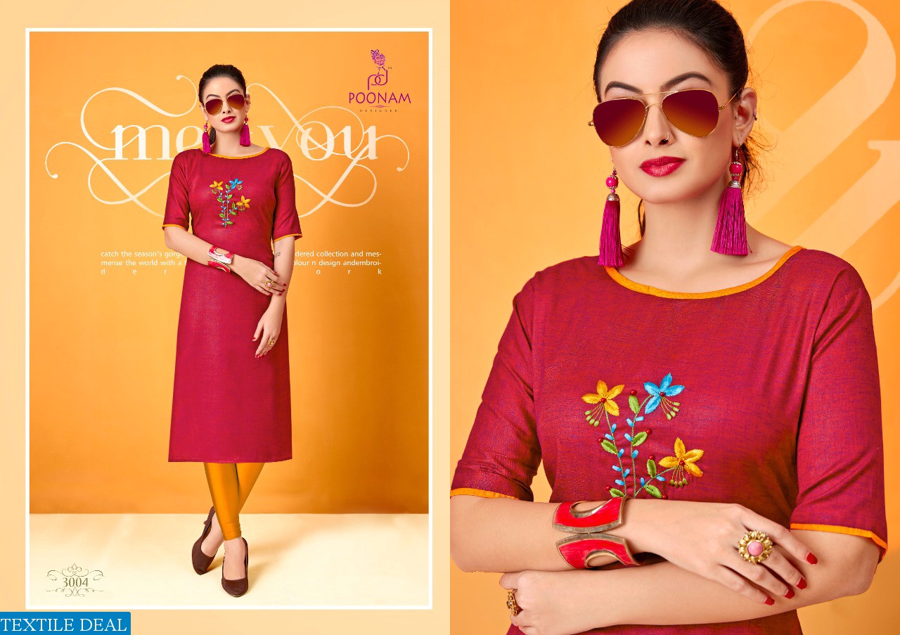 poonam diva vol-3 Wholesale ready made long kurtis