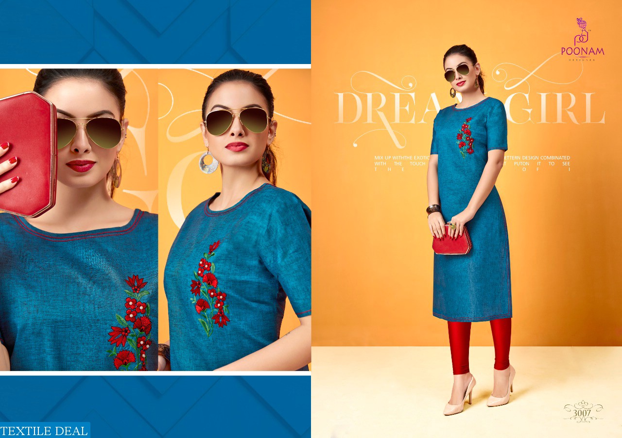 poonam diva vol-3 Wholesale ready made long kurtis