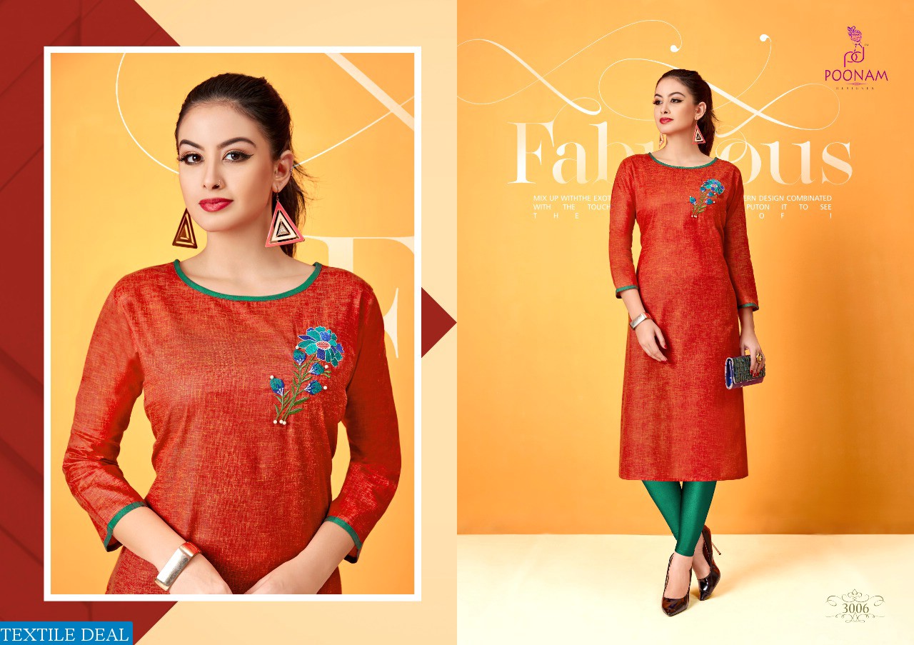 poonam diva vol-3 Wholesale ready made long kurtis
