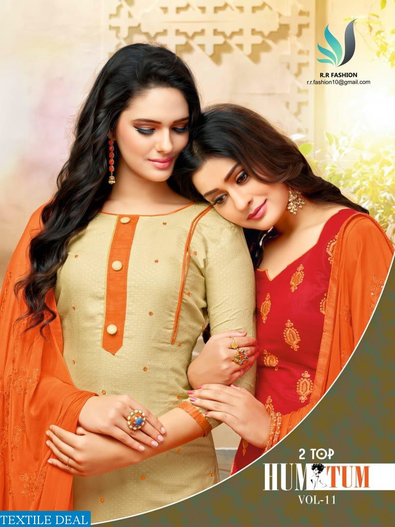 RR hum tum vol-11 Wholesale 2 top Dress materials